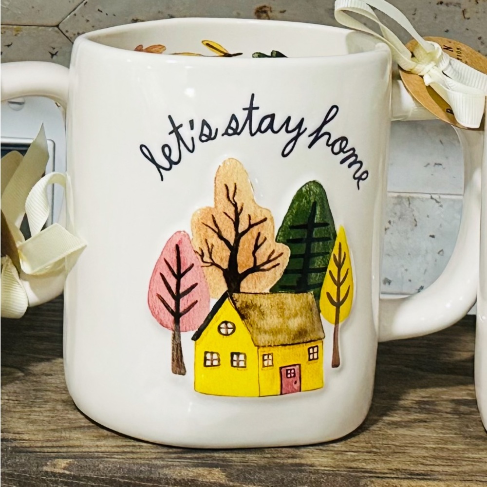 Rae Dunn Let's Stay Home Mug 2025 release